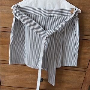 J Crew Striped Black and White Women's Skirt